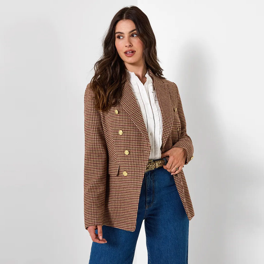 Joe Browns Freya Asymmetric Check Jacket WJ878