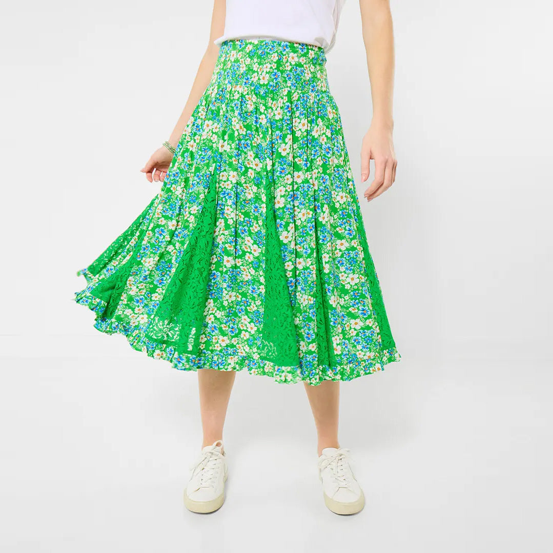 Joe Browns Floral Dreams Woven Knee Length Godet Skirt WS501