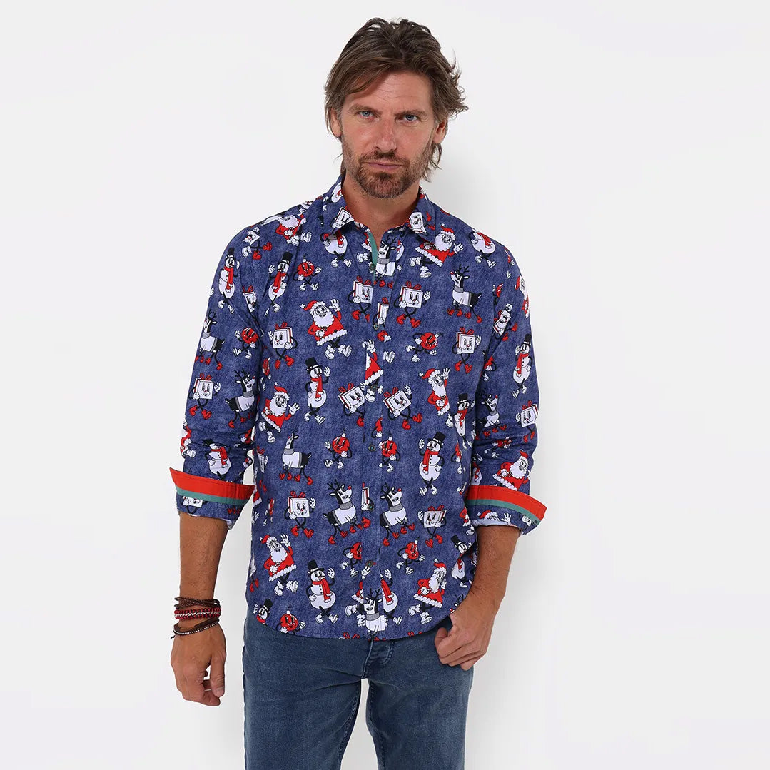 Joe Browns Cool in Christmas Shirt SM949