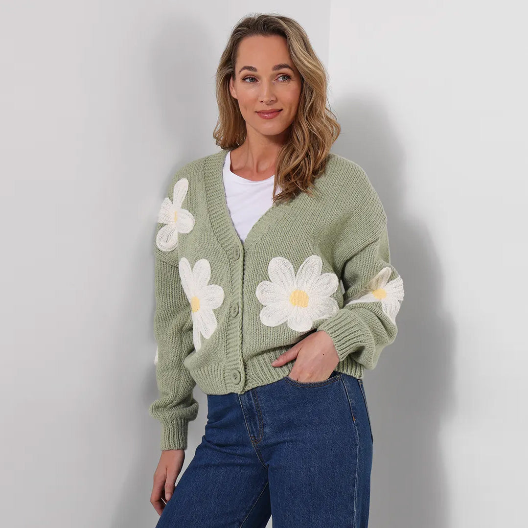 Joe Browns Winter Walks Floral Embroidered Cardigan WN114