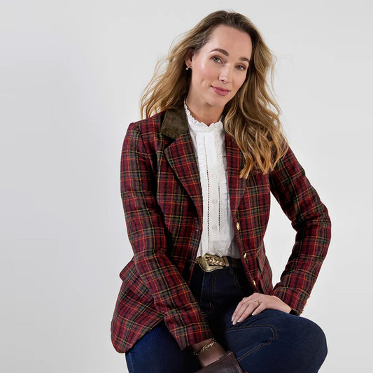 Joe Browns Ruby Heritage Check Jacket WJ874