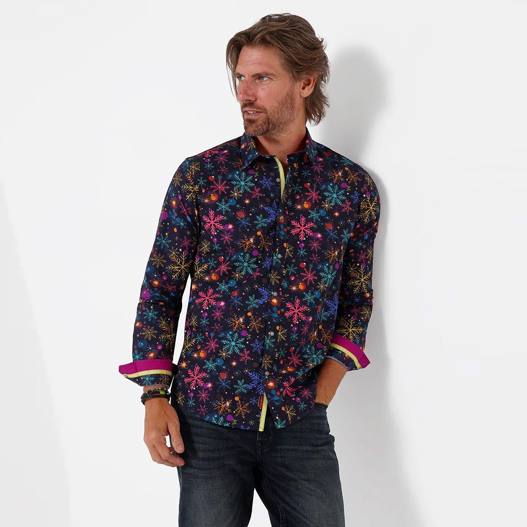 Joe Browns Senastional Snowflake Shirt SM952