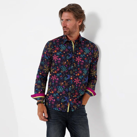 Joe Browns Senastional Snowflake Shirt SM952