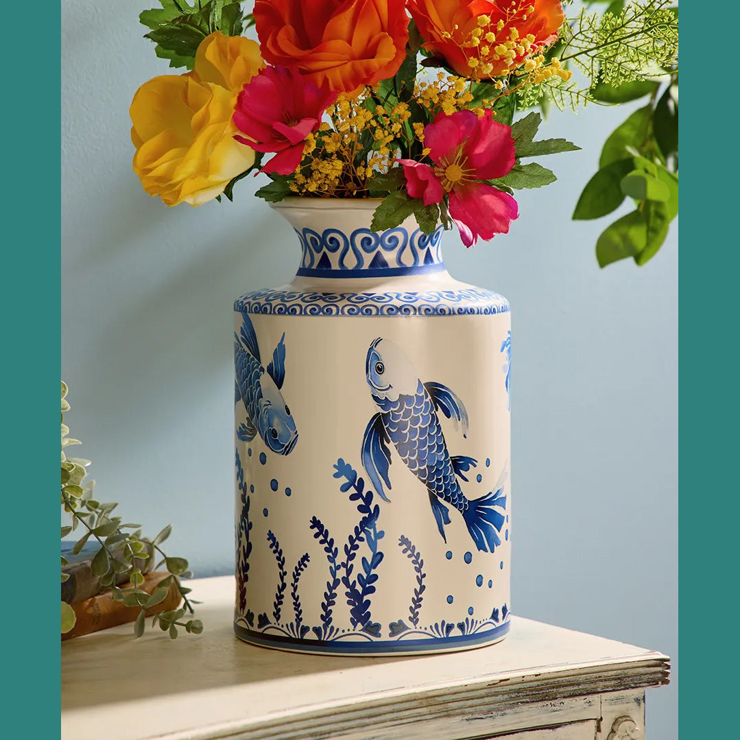Joe Browns Koi Fish Serenity Vase