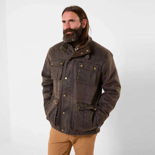 Joe Browns Wonderful Waxed Canvas Jacket JA834